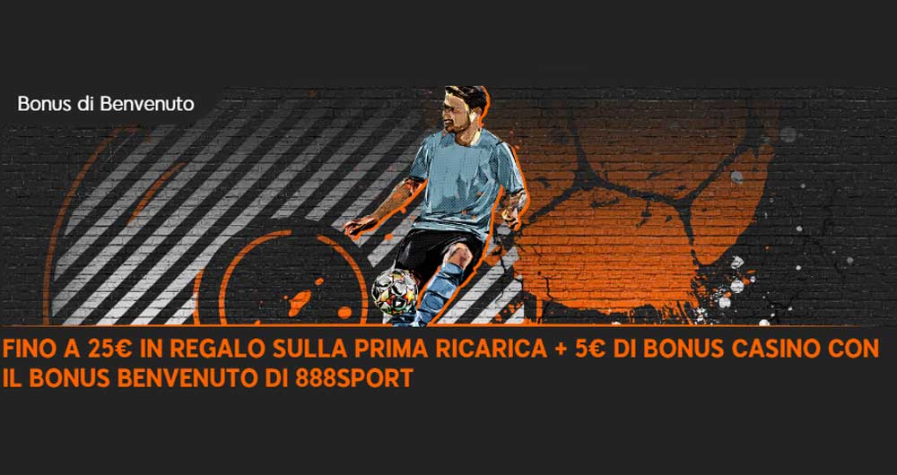 Bonus Benvenuto 888 Sport